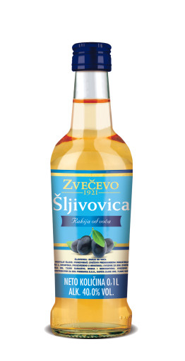 Šljivovica Zvečevo, 0.10 l 40% Domaća prirodna šljivovica