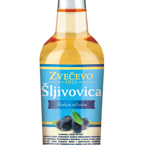 Šljivovica Zvečevo, 0.10 l 40% Domaća prirodna šljivovica