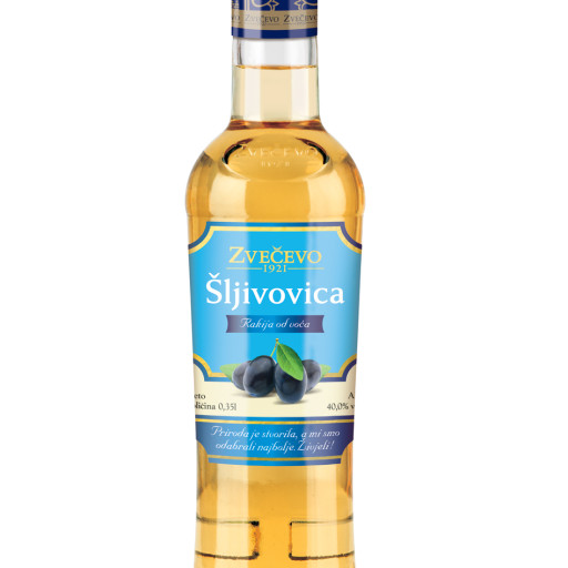 Šljivovica Zvečevo, 0.35 l 40% Domaća prirodna šljivovica