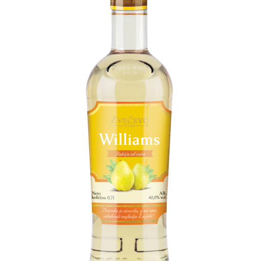 Williams Zvečevo 0,7 l 40% Rakija od kruške Williams