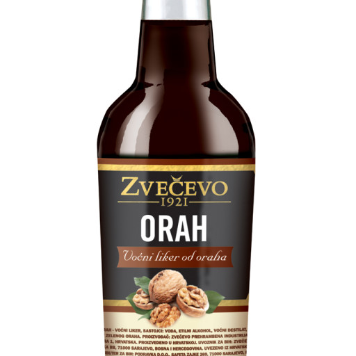 Orah Zvečevo, 0.10 l, 21% – Orah je voćni liker