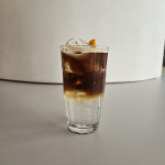 Cold espresso tonic