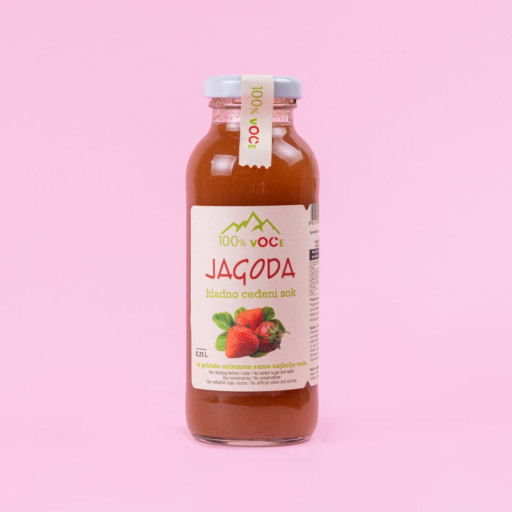 Hladno ceđeni sok jagoda