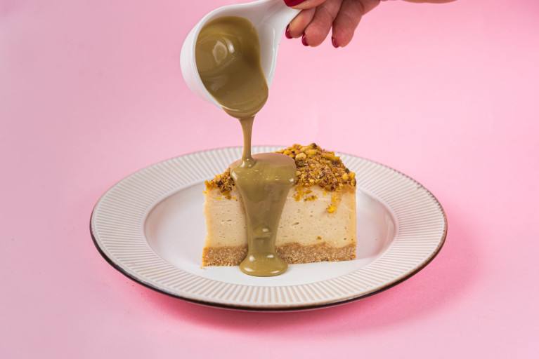Pistać cheesecake