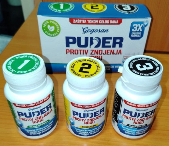 Puder protiv znojenja nogu