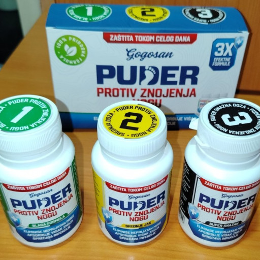 Puder protiv znojenja nogu