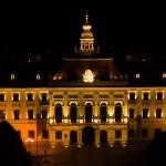 Zdanje Gradske uprave i Slika Bitka kod Sente